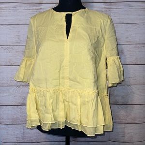 NWT 1. State ruffle blouse
